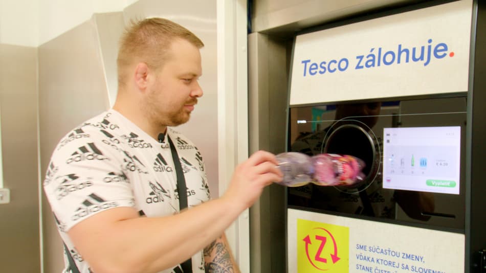 Zálohomat TOMRA T9 v Tesco Dunajská Streda